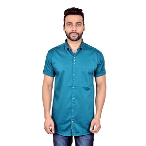 moudlin solid men39s spread collar 1408 slim fit regular fit cotton casual shirt stylish fashionable classic by maruti online