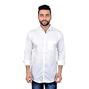 moudlin solid men39s spread collar 1408 slim fit regular fit cotton casual shirt stylish fashionable classic by maruti online
