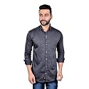 MOUDLIN Solid Men's Spread Collar 1408 Slim Fit Regular Fit Cotton Casual Shirt Stylish Fashionable Classic by Maruti Online