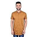 MOUDLIN Solid Men's Spread Collar 1408 Slim Fit Regular Fit Cotton Casual Shirt Stylish Fashionable Classic by Maruti Online