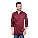 MOUDLIN Solid Men's Spread Collar 1408 Slim Fit Regular Fit Cotton Casual Shirt Stylish Fashionable Classic by Maruti Online