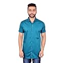 MOUDLIN Solid Men's Spread Collar 1408 Slim Fit Regular Fit Cotton Casual Shirt Stylish Fashionable Classic by Maruti Online