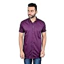 MOUDLIN Solid Men's Spread Collar 1408 Slim Fit Regular Fit Cotton Casual Shirt Stylish Fashionable Classic by Maruti Online