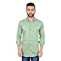 MOUDLIN Solid Men's Spread Collar 1408 Slim Fit Regular Fit Cotton Casual Shirt Stylish Fashionable Classic by Maruti Online