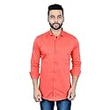 MOUDLIN Solid Men's Spread Collar 1408 Slim Fit Regular Fit Cotton Casual Shirt Stylish Fashionable Classic by Maruti Online