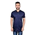 MOUDLIN Solid Men's Spread Collar 1408 Slim Fit Regular Fit Cotton Casual Shirt Stylish Fashionable Classic by Maruti Online