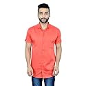 MOUDLIN Solid Men's Spread Collar 1408 Slim Fit Regular Fit Cotton Casual Shirt Stylish Fashionable Classic by Maruti Online