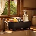 MOUKABAL Sponge Holder for Kitchen Sink Rustproof