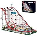 Mould King 11014 Roller Coaster Building Kit, Amusement Park Funfair Track Construction Blocks Toys with Motors, Ideal Gift Toy for Adult (3646 Pieces)