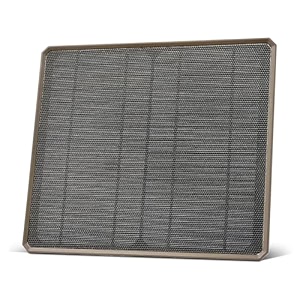 moultrie universal solar panel  power pack 10w for edge series cellular trail cameras - uninterrupted power 3x power easy mounting