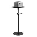Mount-It! Floor Projector Stand, 2 Mounting Options: 1/4" Screw and Platform Portable Projector Stand For Mini Projectors Adjustable Height Floor Stand 13.2 lb load, For Home, Office, Studio, DJs