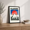 Mount Fuji Japan Premium Framed Wall Poster