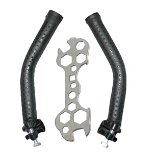 mountain bike bicycle mtb protective handle end claw bar black