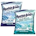 Mountain Breeze Oral Hygiene Mouth Freshener Sugar Free Coolmint (18 Strips per Cassatte) and Spearmint(7 Strips per Cassatte) Flavoured Breath Strips -Pack of 2(32 Cassette).