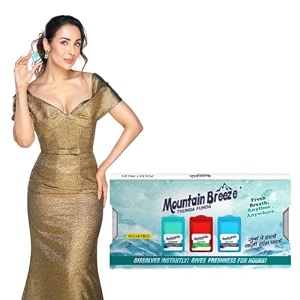 mountain breeze sugar free blister combo paanmint-coolmint-spearmint 3  24 strips 100 grams