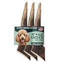 Mountain Valley Elk Antlers for Dogs Chew Whole Dog Antler,3Pack, S