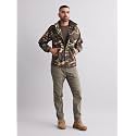 MOUNTMILLER Men's Airshell Hooded Tactical Wind Jacket | Water-Repellent, Multi-Pocket, Abrasion-Resistant - Perfect for Outdoor Activities, Hiking, and Trekking