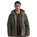 MOUNTMILLER Men's Airshell Hooded Tactical Wind Jacket | Water-Repellent, Multi-Pocket, Abrasion-Resistant - Perfect for Outdoor Activities, Hiking, and Trekking