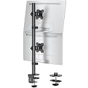 MOUNTUP Dual Monitor Stand for 2 Max 32 inch Stack Screen Monitors