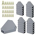 Mouse Station with Keys Grey 24 Pack, Key Required Mouse Stations, Mice Stations, Keeps Children and Pets Safe Indoor & Outdoor