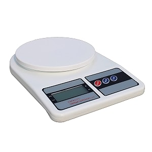 electronic digital kitchen scale multi- function- tare option- sf-400 lcd display-grams amp ounces 10000g353oz for exact measuring cooking or baking ingredients whiteplastic