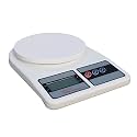 Electronic Digital Kitchen Scale Multi- Function- Tare Option- SF-400 LCD Display-Grams & Ounces (10000g/353oz) for Exact Measuring Cooking or Baking Ingredients (White/Plastic)
