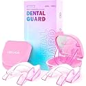 Anti Grinding Guard, Mouth Guard for Grinding Teeth at Night, with 2 x 5X Mirror Case (4 Pack/2 Size)