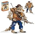 Mov stone Cowboy Crocodile Building Set, Articulated Head, Compatible with Lego Adult, Hands, Feet & Jaw, 1503 PCS Western Wild Creature Building Block Set, for Adults & 14+