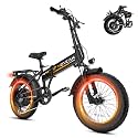 Movcan Series Adult 20" x4 Fat Tire Electric Bike, 1000W/1500W/2000W Peak Motor, 48V/52V Removable Hidden Battery, 7-Speed, Dual Hydraulic Brakes, Suspension, Off-Road Commuter Electric Bicycle