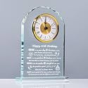 Movdyka 40th Birthday Gifts for Women Men - Crystal Clock Gifts Personalized 1986 40 Year Old Birthday Present for Her Him - Happy 40th Birthday Gifts Ideas for Mom Dad Unique