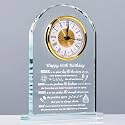Movdyka 60th Birthday Gifts for Women Men - Crystal Clock Gifts Personalized 1966 60 Year Old Birthday Present for Her Him - Happy 60th Birthday Gifts Ideas for Mom Dad Unique