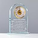 Movdyka 90th Birthday Gifts for Women Men Mom Dad Crystal Clock Decorations
