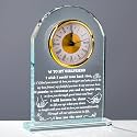Movdyka Gifts for Girlfriend Unique - Personalized Crystal Clock for My Girlfriend on Christmas - Birthday Anniversary Valentines Day Gifts I Love My Lover