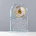 Movdyka Gifts for Husband from Wife Unique - Crystal Clock Gifts Personalized Gifts for My Lover Who Has Everything - Birthday Anniversary Wedding Present Ideas for Husband (Husband Together)