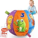 Move2Play, Interactive Baby Ball with 30+ Sounds &amp; Songs | Toys for 1 Year Old Boys &amp; Girls | Baby Toys 6-12+ Months | Musical Crawling Ball for Toddlers 1-3 | 1st Birthday Gift