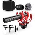 Movo X1-Mini Video Shotgun Mic for Camera - Supercardioid 3.5mm/USB-C Analog/Digital Camera Microphone for DSLR, iPhone and Android Smartphones, Computers - Compatible with Canon EOS, Nikon, Sony