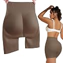MOVWIN Padded Underwear for Women Built-in 7mm 16mm Fake Butt Pads for Bigger Butt Lifting Panties Tummy Control Shapewear