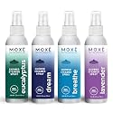 MOXĒ Shower Steamer Spray Variety Pack, 4 Different Scents, 2oz Bottles