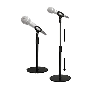 desk mic stand portable stable heavy base adjustable and flexible design for live streaming podcast and content creation for all types of microphones