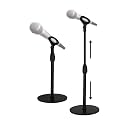 Desk Mic Stand, Portable, Stable Heavy Base, Adjustable and Flexible Design for Live Streaming, Podcast and Content Creation for All Types of Microphones
