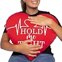 MOYOAMA Open Heart Surgery Pillow for Heart Surgery Recovery Gifts - After Bypass Surgery Must Haves, Gifts for Chest Surgery Recovery, Seatbelt Pillows for Post-Surgery, Shock Absorbing Chest Pillow