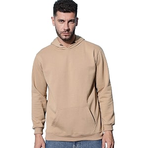 Mens Cotton Blend Hooded Sweatshirt