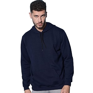Mens Cotton Blend Hooded Sweatshirt