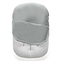 MOZAH Newborn Lounger Cover - Soft Cotton Slipcover Fitting Most Infant Loungers and Baby Nest Loungers (Belgian Grey)