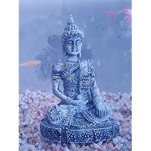 aquarium buddha statue decorations ancient buddha fish tank decor zen thai buda statues for betta fish tank accessories lizards turtles tank ornamentbuddha a
