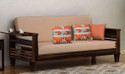 mp enterprises Solid wood with storage for livingroom/bedroom/seating 3 Seater Double Solid Wood Fold Out Sofa Cum Bed