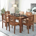 mp enterprises Sheesham Wood 6 seater dining