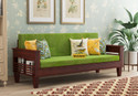 mp enterprises Solid wood sofa cum bed with storage for livingroom/bedroom/seating 3 Seater Double Solid Wood Fold Out Sofa Cum Bed