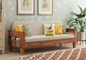 mp enterprises Solid wood with storage for livingroom/bedroom/seating 3 Seater Double Solid Wood Fold Out Sofa Cum Bed
