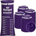MP MOZZPAK Vomit Bags Disposable 100 Pack - 1000ml Emesis Bags, Leak-Proof Barf Bag, Travel Friendly Puke & Nausea Bag for Motion Sickness, Medical Grade Throw up Relief for Car, AirPlane, & Road Trip
